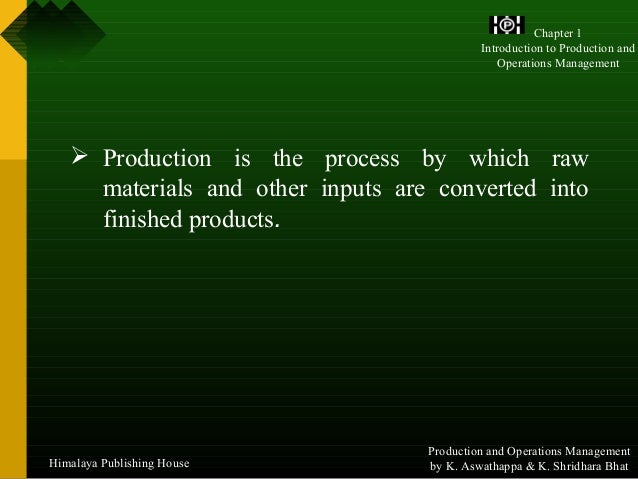 Production and operations management ebook download pdf